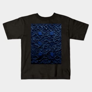 Abstract background with dark blue background. Kids T-Shirt